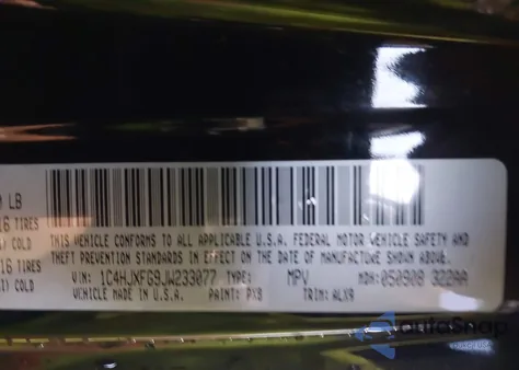 2018 Jeep Wrangler Unlimited Rubicon 4X4 z USA, uszkodzony, nr VIN 1C4HJXFG9JW233077